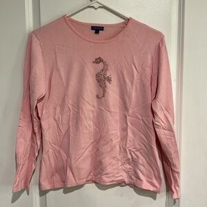 J. McLaughlin Seahorse sweater